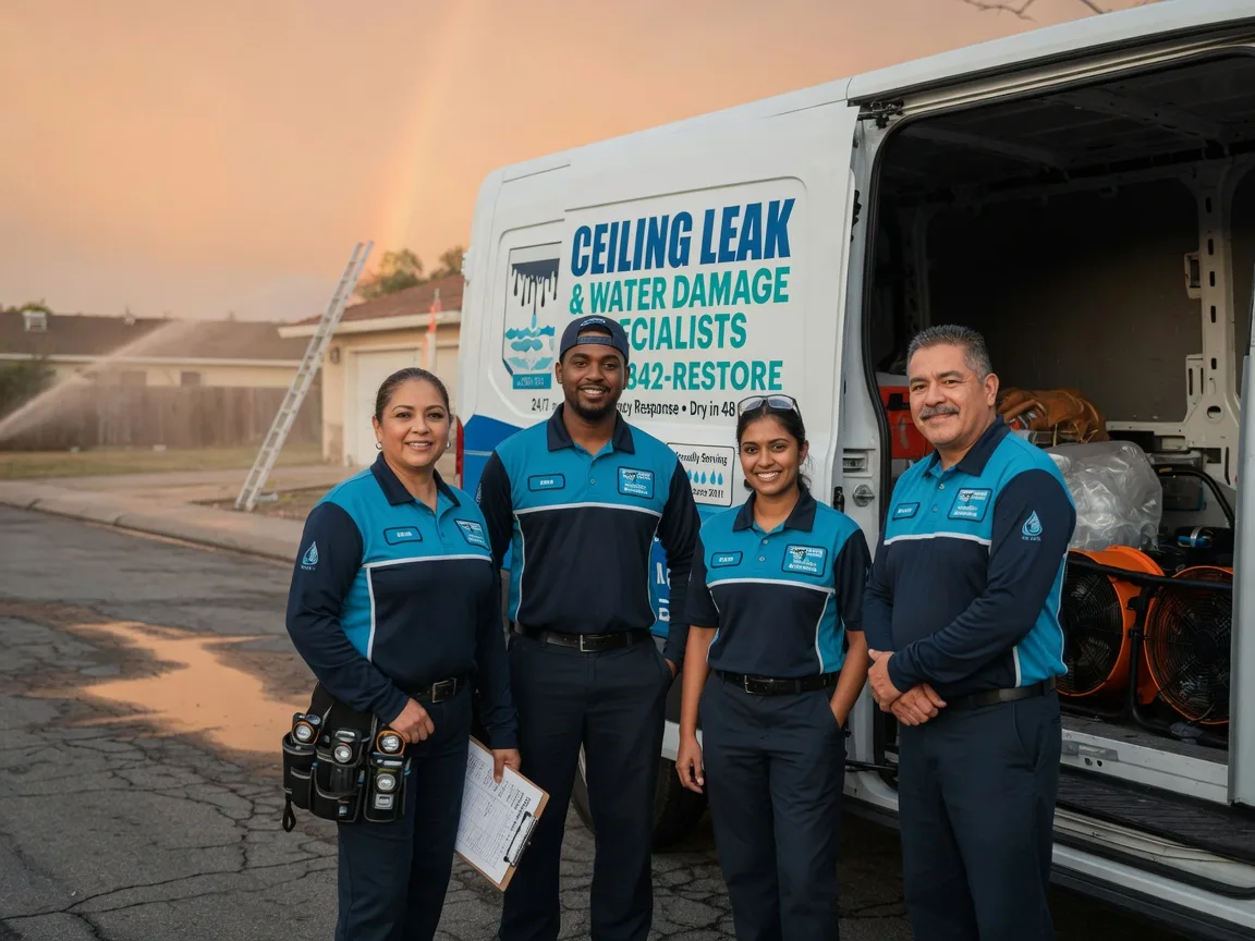 Ceiling Leak Cleanup company in Teague, TX