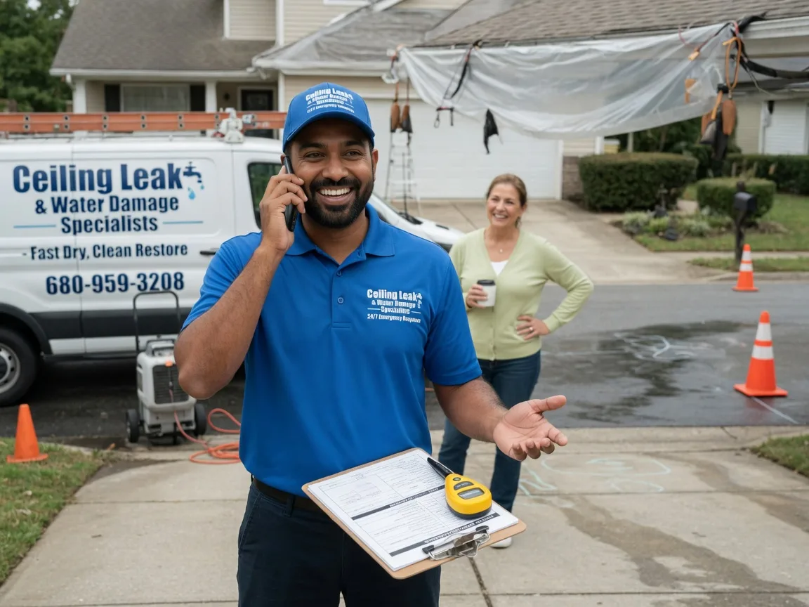 Ceiling Leak Cleanup Teague, TX FAQs
